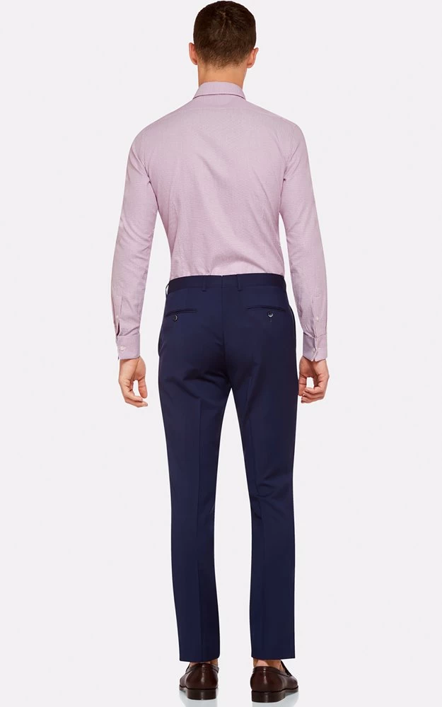 Oxford Men's Beckton French Cuff Dobby Shirt - Red 7 Oxford Men's Beckton French Cuff Dobby Shirt - Red - Image 7