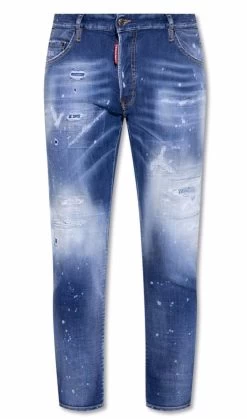 DSQUARED2 Dsquared² Blue Cotton Jeans & Pant