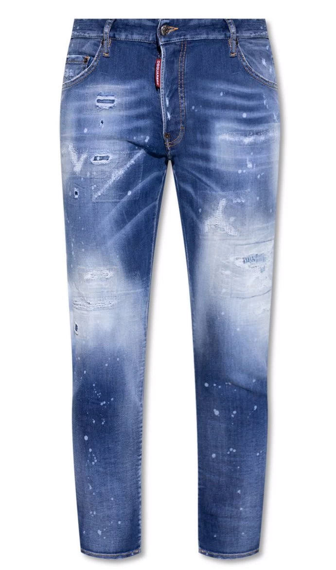 DSQUARED2 Dsquared² Blue Cotton Jeans & Pant 1 DSQUARED2 Dsquared² Blue Cotton Jeans & Pant