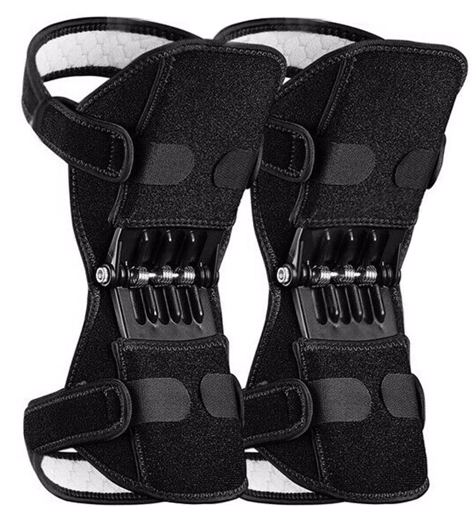 2Pcs Power Spring Knee Pads Brace Leg Support Rebound Lift Stabilizer Joint 1 2Pcs Power Spring Knee Pads Brace Leg Support Rebound Lift Stabilizer Joint