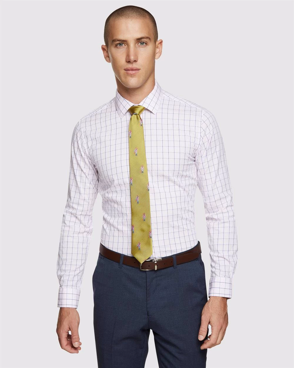 Oxford Men's Beckton Checked Shirt - Pink 1 Oxford Men's Beckton Checked Shirt - Pink