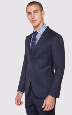 Oxford Men's Byron Wool Suit Jacket - Gunmetal -Fashion Menswear Shop 62648325fc2840184cb7193f09c08040