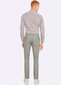 Oxford Men's Feather Stripe Slim Leg Trousers - Blue -Fashion Menswear Shop 63ed0e5cd0dbff77a745b828aff21c49