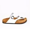 Moosefield Men's Boston Leather Sandals - White