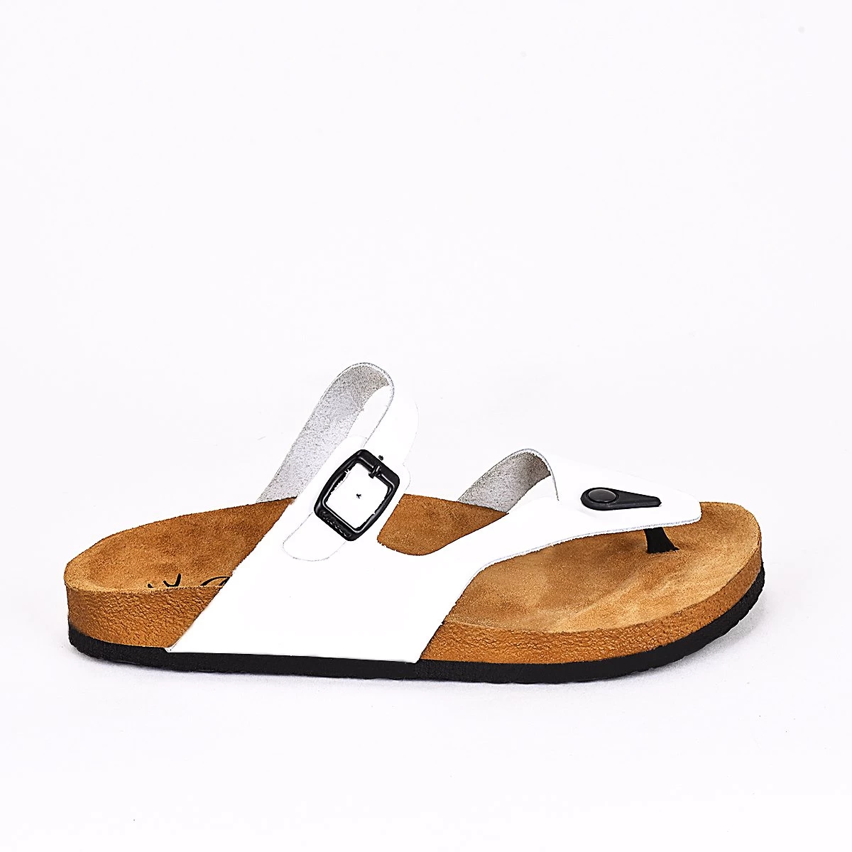 Moosefield Men's Boston Leather Sandals - White 1 Moosefield Men's Boston Leather Sandals - White