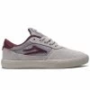 Mens Lakai Cambridge Kids Grey/Burgundy Suede