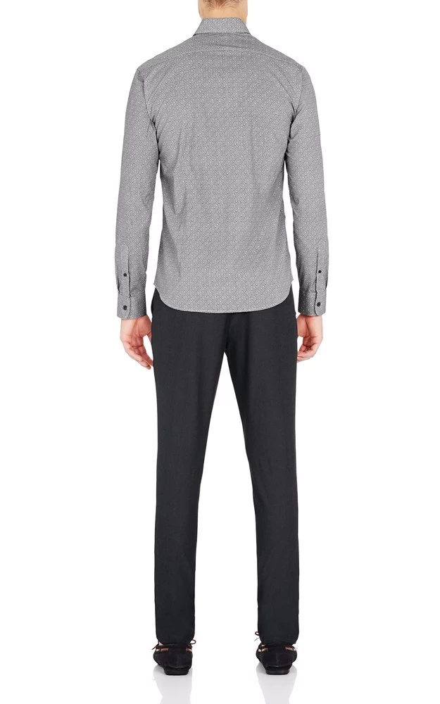 Oxford Men's Kenton Floral Print Shirt - Black 4 Oxford Men's Kenton Floral Print Shirt - Black - Image 4