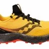 Saucony Mens Endorphin Trail Comfortable Athletic Running Shoes - Yellow