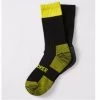 2 Pairs X Explorer Original Mens Cotton Crew Winter Tough Socks - Yellow/Black
