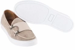 Noosy Men's Genuine Leather Sneakers - Beige -Fashion Menswear Shop 68135db7 5235 4823 b3b5 5dceeaf2bfaa