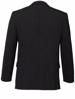 Biz Corporates Comfort Wool Stretch Mens Two Button Classic Jacket - Black -Fashion Menswear Shop 683e049c0aa29e24a6c4f59175f80d0d 1
