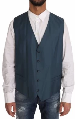 Dolce & Gabbana Dolce Gabbana Blazer Vest 2 Piece Blue MARTINI Wool -Fashion Menswear Shop 688727fe0e58e5adb8839d47c90a153b