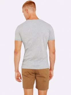 Oxford Men's Mason Chest Pocket T-Shirt Melange - Melange Grey -Fashion Menswear Shop 68a47fca2184aedf8849379472a97e8e