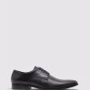 Oxford Men's Larry Leather Derby Shoes - Black