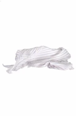Gant White Cotton Scarf -Fashion Menswear Shop 6af9e208aa6f98aecc1fd279077d0134