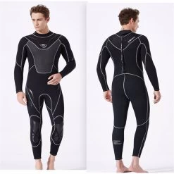 Men Wetsuit 3mm Neoprene Scuba Diving Snorkeling Surfing Swimming Cold Water Wetsuit-WS19495-Black -Fashion Menswear Shop 6b396630ac75453cafec713d95400364