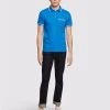 Oxford Men's Nickson Tipping Jersey Polo - Blue