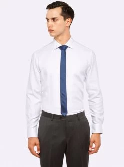 Oxford Men's Islington Dobby Shirt Sky/ White - Sky/White