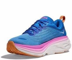 HOKA Bondi 8 Shoe - Coastal Sky/All Aboard - Womens Ladies Shoes -Fashion Menswear Shop 6d5e9f924e215a2436574437e50ce0df