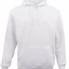 Adult Unisex Men's Plain Basic Pullover Hoodie Sweater Sweatshirt Jumper XS-6XL - White