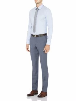 Oxford Men's Hopkins Wool Suit Trousers - Light Blue -Fashion Menswear Shop 6e2c54d8477735fb7d108811c1972851