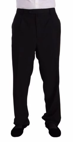 Domenico Tagliente Black Polyester Single Breasted Formal Suit 13 Domenico Tagliente Black Polyester Single Breasted Formal Suit -Fashion Menswear Shop 6f01a7e42daa8db3bf389f795a21a4d7