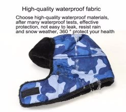 Catzon Winter Hats For Men Windproof Warm Hat With Ear Flaps For Skiing And Outdoor Riding-Neck Navy -Fashion Menswear Shop 6f3067a9b60c1431e34555130d310ef4 5