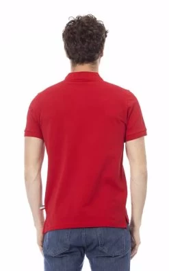 Baldinini Trend Red Cotton Polo Shirt -Fashion Menswear Shop 6f6825cb82969467edc7ea786fe03b04
