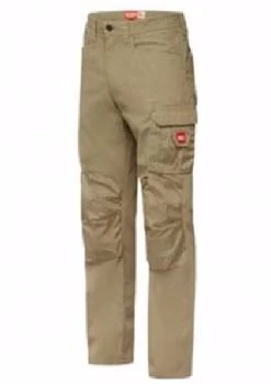 5 X Mens Hard Yakka Legends Cargo Pant Workwear Khaki Y02202