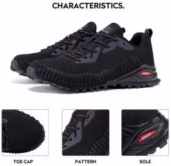 Beakey Mens Fashion Sneaker Breathable Trail Running Shoes-Black -Fashion Menswear Shop 70adee5010e4cfc0065d4fdfe8e44622