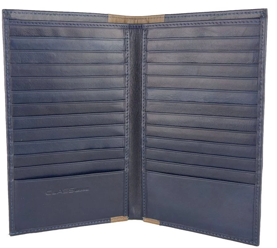 Cavalli Class Blue Leather Wallet 3 Cavalli Class Blue Leather Wallet - Image 3