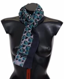 Missoni Multicolor Patterned Cashmere Unisex Neck Scarf