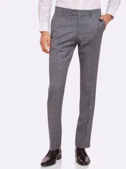 Oxford Men's Hopkins Wool Suit Trousers - Blue