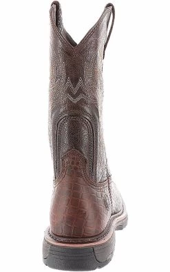 Ariat Men's Boots Workhog - Color: Brown/Crocodile -Fashion Menswear Shop 72750d71e5084eb20c26b64f6e573926