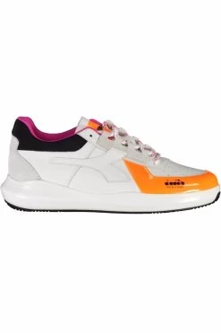 Diadora White Fabric Sneaker