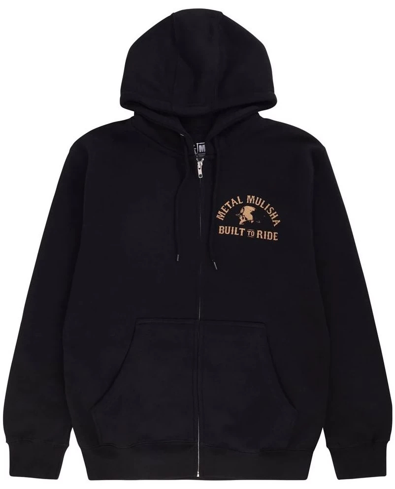 Mens Metal Mulisha Service Zip Hoody - BLACK 2 Mens Metal Mulisha Service Zip Hoody - BLACK - Image 2