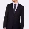 Oxford Men's Hopkins Peak Lapel Wool Jacket - Ink