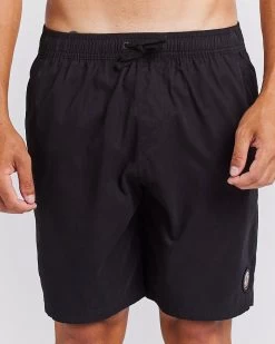 Mens The Mad Hueys Good Day Volley 18" - VINTAGE BLACK -Fashion Menswear Shop 7451f6b65d5e1f103c98f5d98ddbe31f