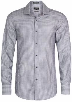 Oxford Men's Milano Slim Fit Shirt - Navy