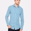 Oxford Men's Beckton Checked Shirt - Green