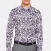 Oxford Men's Kenton Floral Print Shirt - Purple