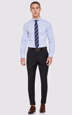 Oxford Men's Hopkins Wool Suit Trousers - Charcoal -Fashion Menswear Shop 789b8637e903468422224b28d5453f50