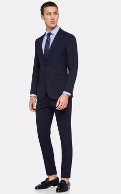 Oxford Men's New Hopkins Wool Suit Jacket - Ink -Fashion Menswear Shop 794cc7eb133e7ba6dee6aee421c68398