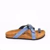 Moosefield Men's Leather Sandals - Blue