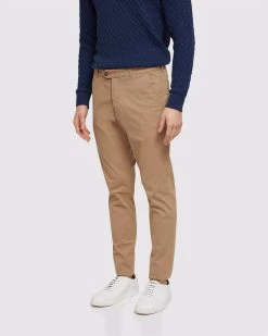 Oxford Men's Luka Stretch Casual Pants - Sand