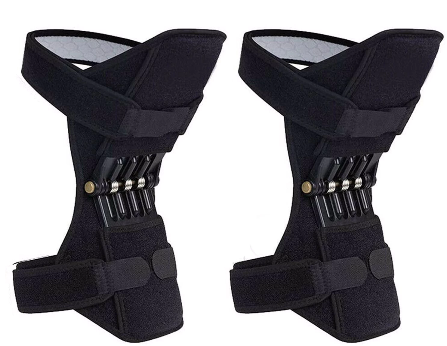 2Pcs Power Spring Knee Pads Brace Leg Support Rebound Lift Stabilizer Joint 5 2Pcs Power Spring Knee Pads Brace Leg Support Rebound Lift Stabilizer Joint - Image 5