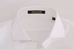 Cavalli White Striped Slim Fit Shirt 14 Cavalli White Striped Slim Fit Shirt -Fashion Menswear Shop 7c34d6aedfb46e67a99a0ad02b0bcf55