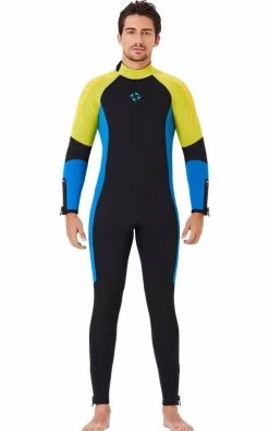 Wetsuits Men's 5mm Premium Neoprene Full Suits For Scuba Diving,Spearfishing,Snorkeling,Surfing,Cano