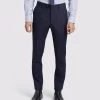Oxford Men's Byron Wool Stretch Suit Trousers - Navy