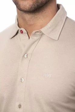 Verri Beige Cotton Shirt -Fashion Menswear Shop 7e151593b4e3df4330cd1d1bea0d8e6f